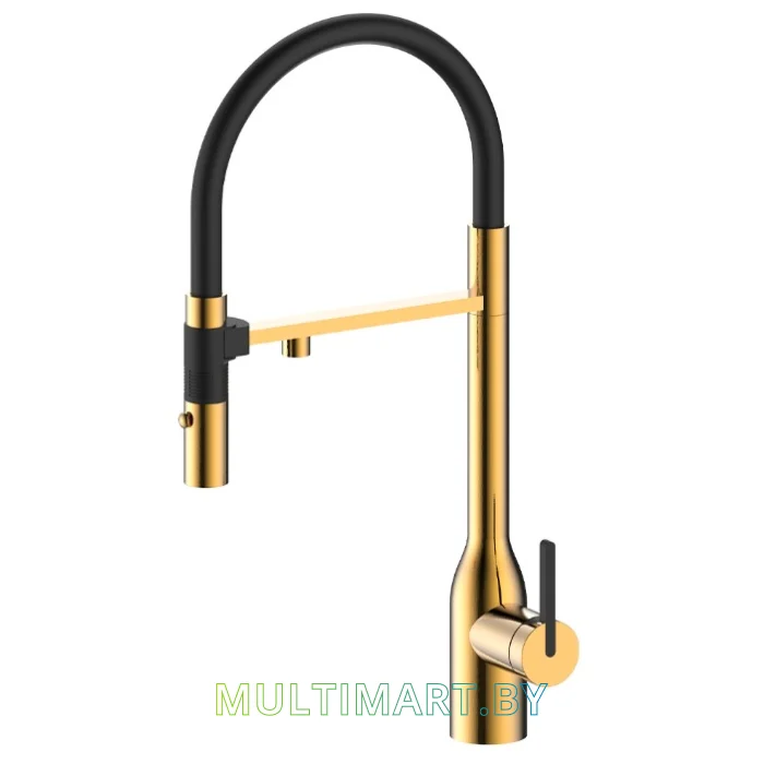 Смеситель Paulmark Magneto One Ma213188-BG (брашированное золото)